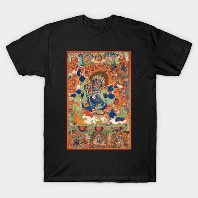 The Wrathful Protector Mahakala, Tantric Protective Form of Avalokiteshvara T-Shirt by AlexMir